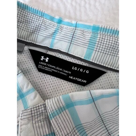 Under Armour Men's Size Large Heat Gear Shirt With Ventilated C-Shaped Back - Picture 3 of 9